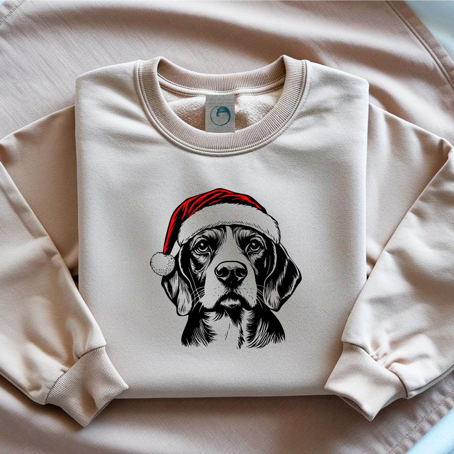 Oversized Φούτερ Beagle Santa