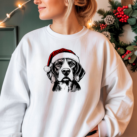 Oversized Φούτερ Beagle Santa