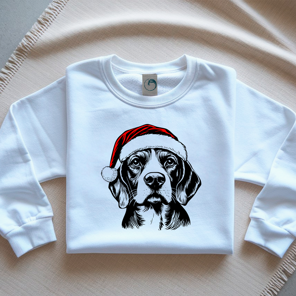 Oversized Φούτερ Beagle Santa
