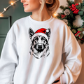 Oversized Φούτερ German Shepherd Santa