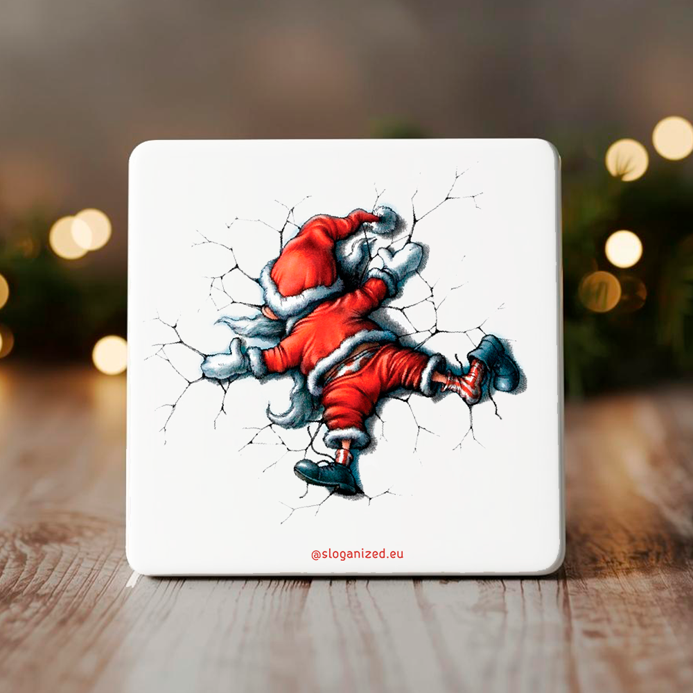 Κεραμικό Σουβέρ "Santa Crash"