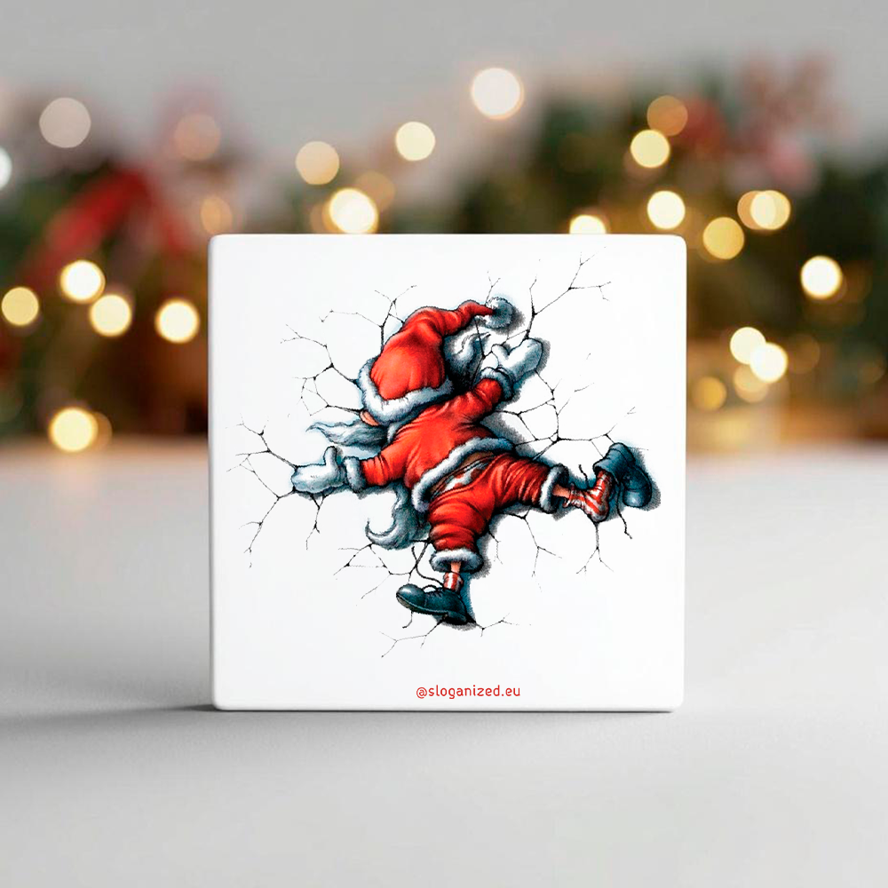 Κεραμικό Σουβέρ "Santa Crash"