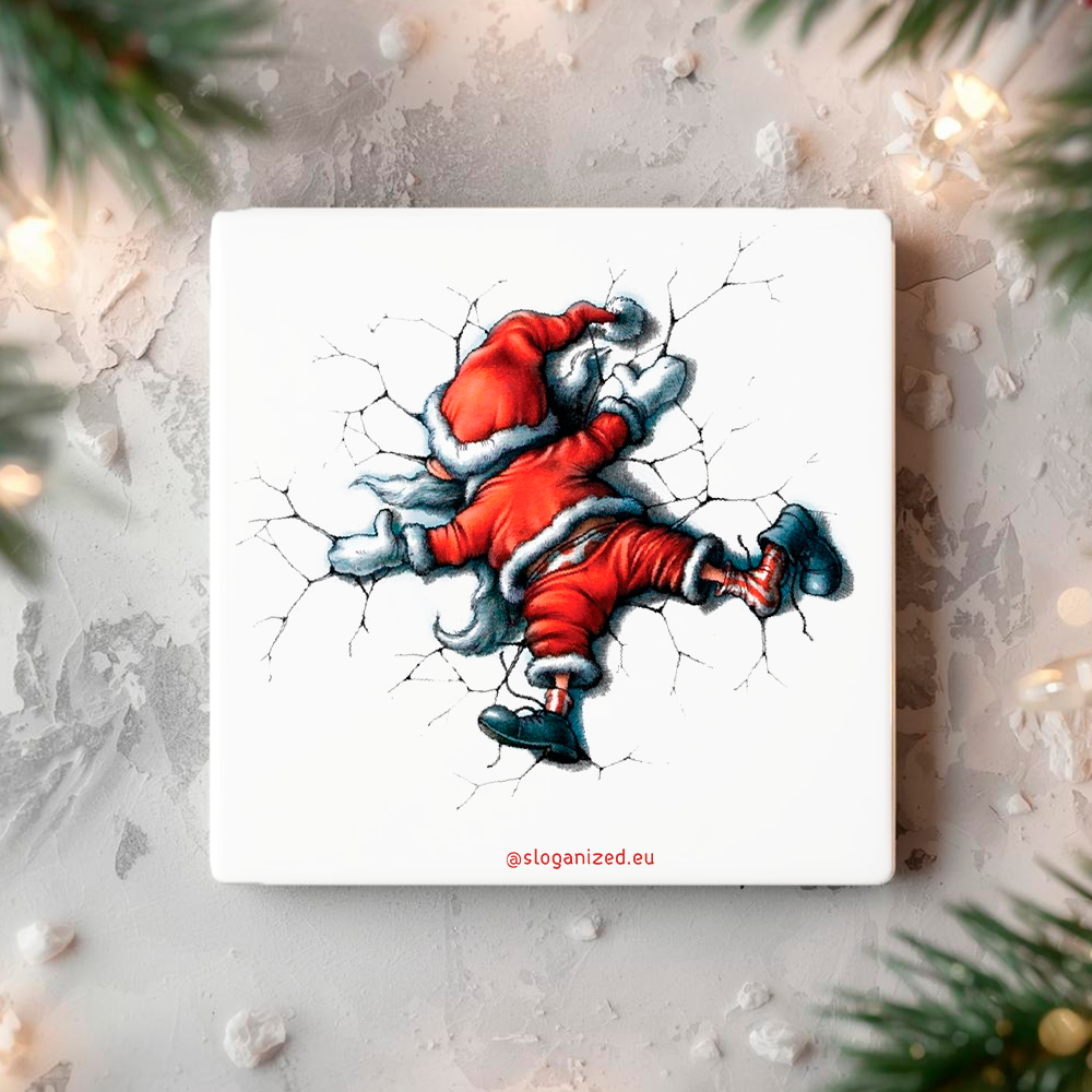 Κεραμικό Σουβέρ "Santa Crash"