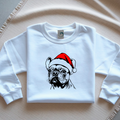 Oversized Φούτερ French Bulldog Santa
