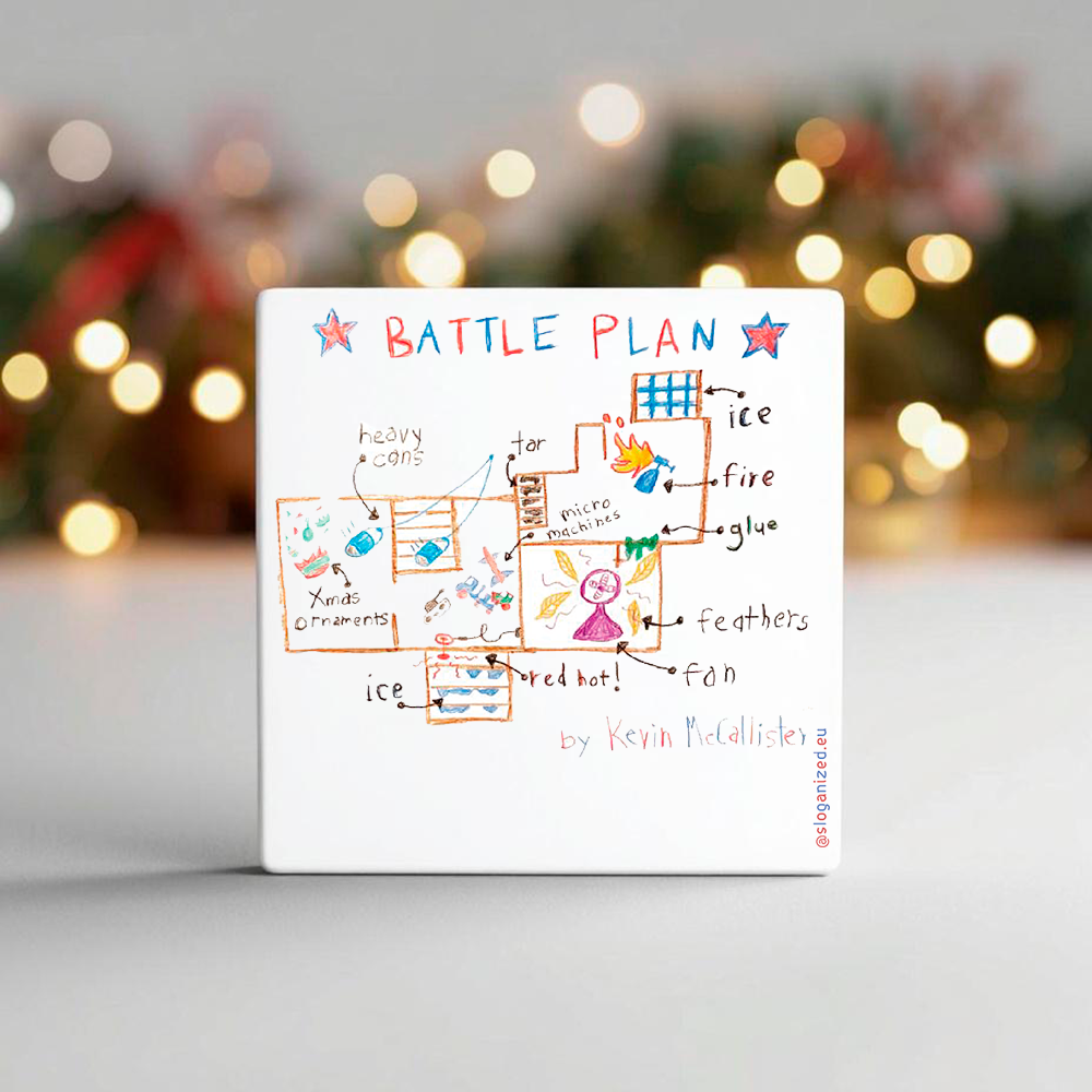 Κεραμικό Σουβέρ "Battle Plan" από το Home Alone