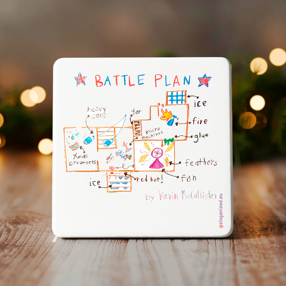 Κεραμικό Σουβέρ "Battle Plan" από το Home Alone