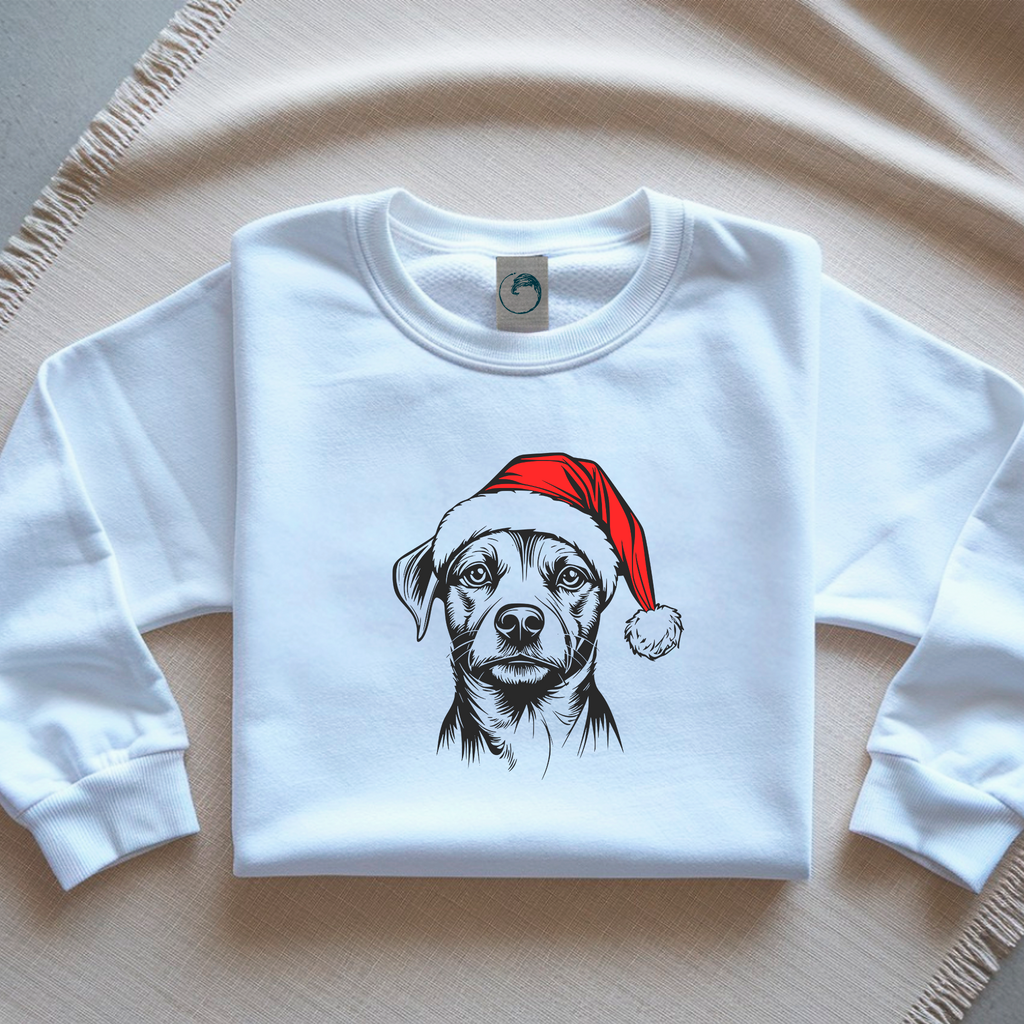 Oversized Φούτερ Jack Russell Santa