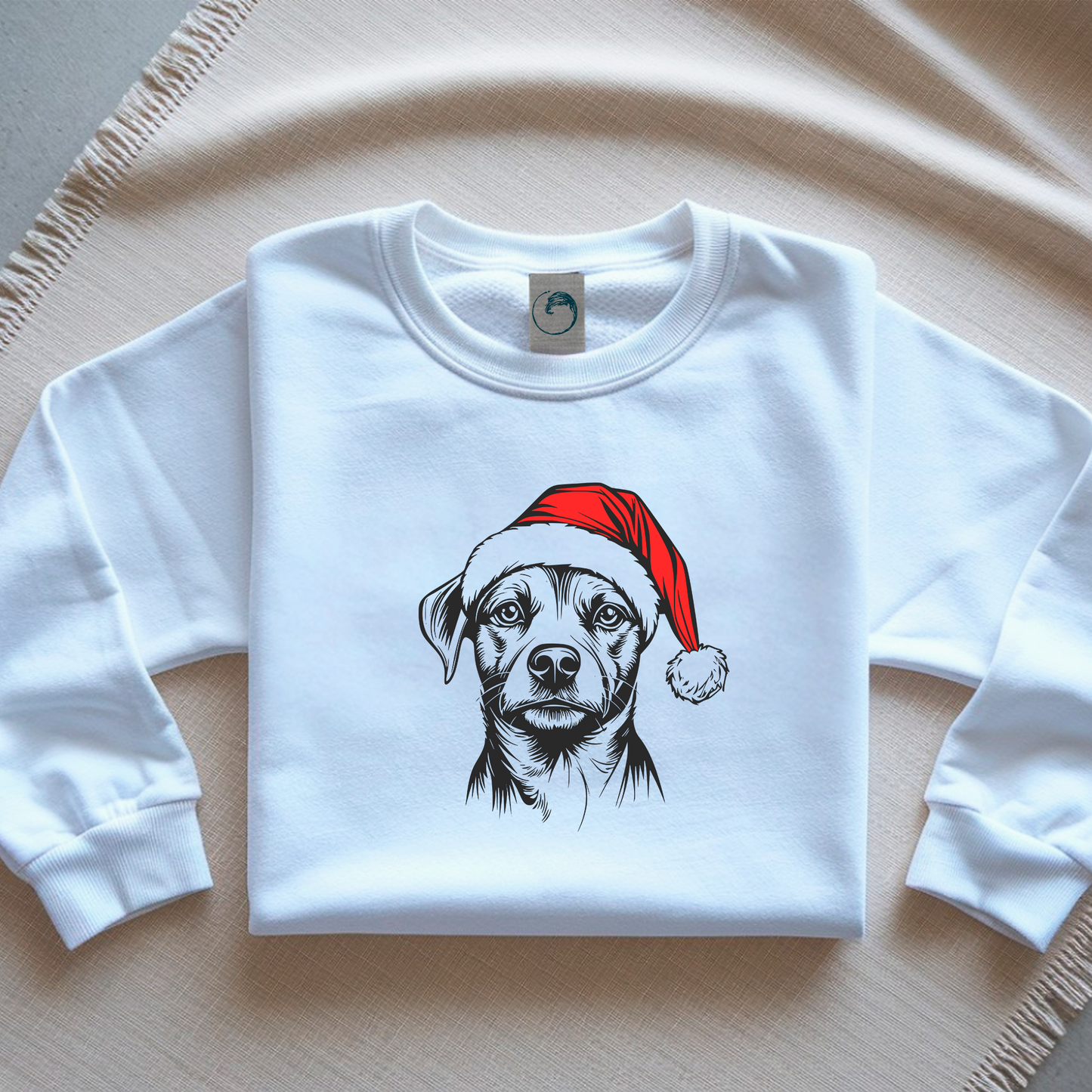 Oversized Φούτερ Jack Russell Santa