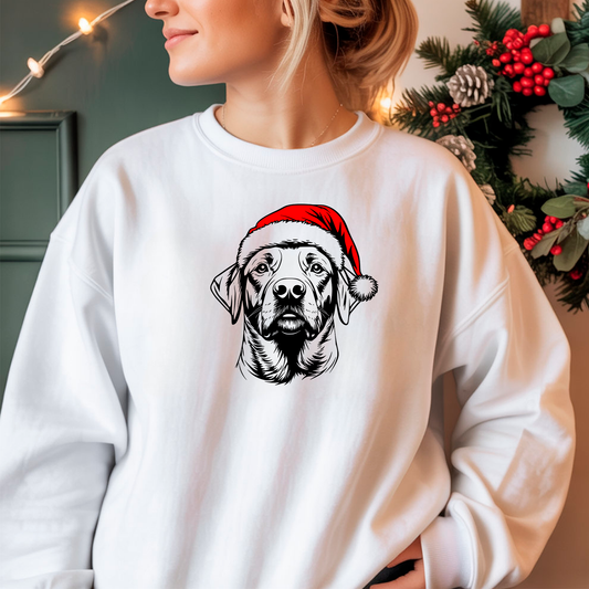 Oversized Φούτερ Labrador Retriever Santa