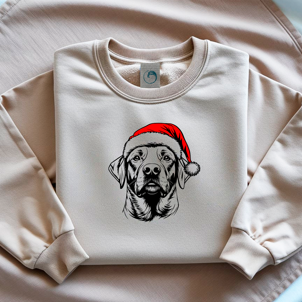 Oversized Φούτερ Labrador Retriever Santa