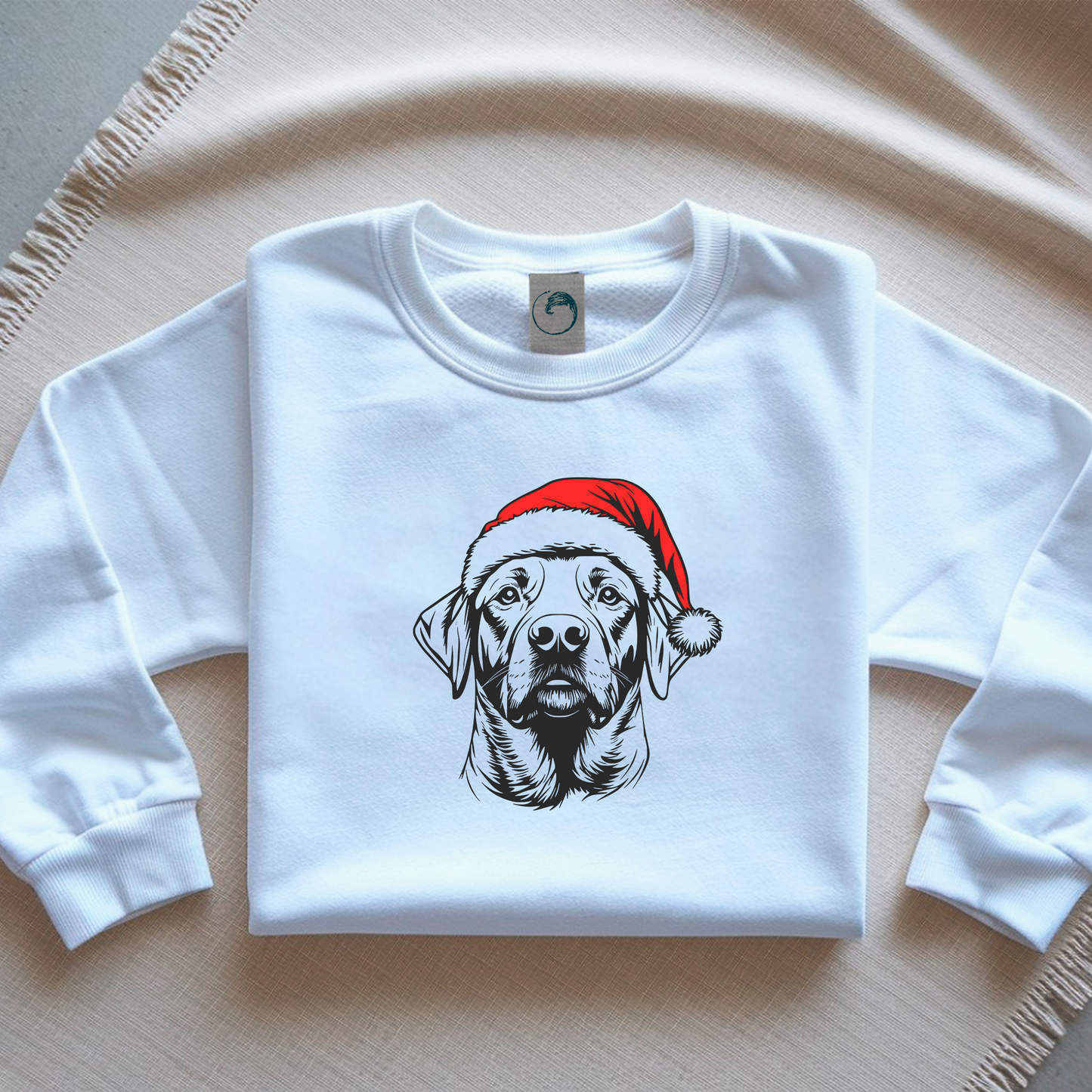 Oversized Φούτερ Labrador Retriever Santa